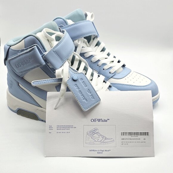 Off-White Out Of Office High-Top Sneakers With Box Authentic New With Tag - Picture 1 of 6